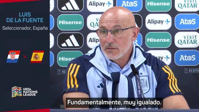 Luis de la Fuente: Croacia y España son los mejores equipos de Europa