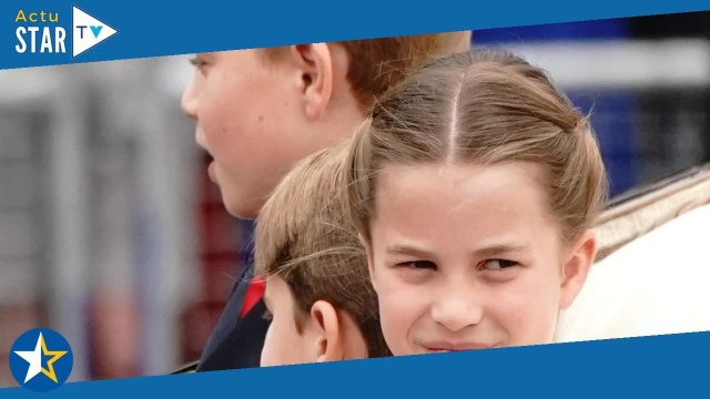 Trooping The Colour : Charlotte de Galles avec une coiffure délicate, le prince Louis so chic en ber