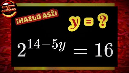 DESARROLLA con éste modo una ecuación exponencial de ser posible. DEVELOP with this mode an exponential equation if possible.
