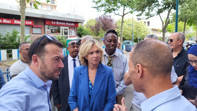 Valérie Pécresse en visite au Val Fourré, à Mantes-la-Jolie