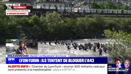 Lyon-Turin: pour Émilie Bonnivard, députée de la Savoie: "Ça me fait mal de voir ces violences sur notre territoire"