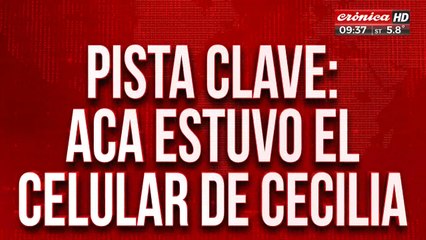 Femicidio en Chaco y una pista clave: acá estuvo el celular de Cecilia