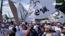 Torcida do Santos organiza protesto no CT Rei Pelé e cobra diretoria