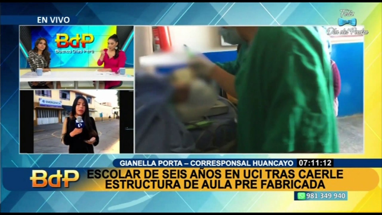 Se debate entre la vida y la muerte: Estructura metálica aplasta a niña dentro de su colegio
