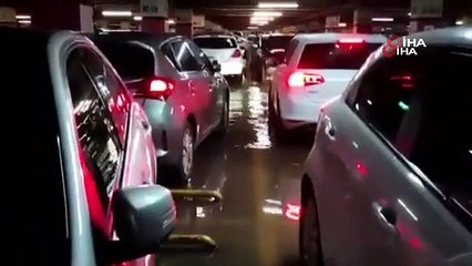 OTOPARKLAR ŞELALEYE, YOLLAR GÖLE DÖNDÜ!