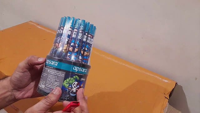 Unboxing and Review of Apsara Avengers, Disney Mickey Mouse and Friends, frozen, Disney Princess Extra Dark Pencils