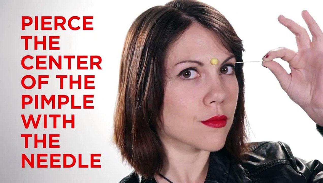 You're Popping Your Pimples Wrong Vidéo Dailymotion