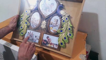 Unboxing and Review of Stylish New Models Wall Clock With Photo Frames