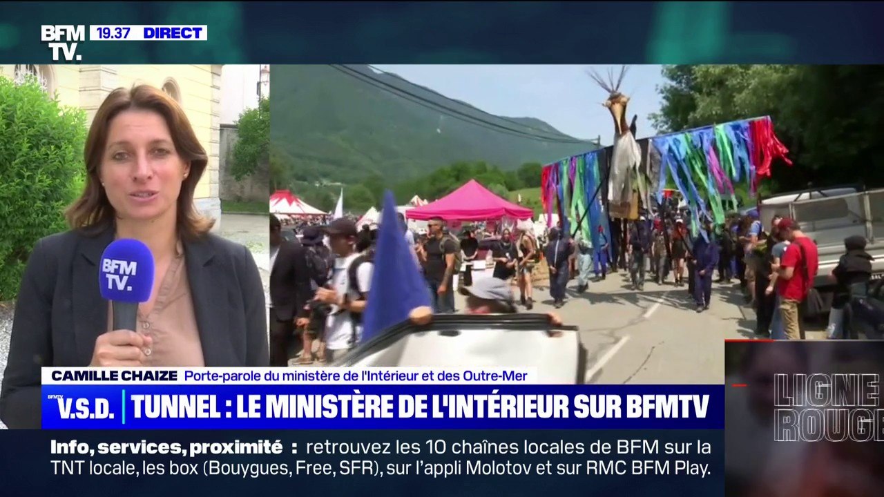 Ligne Lyon-Turin: "Notre objectif principal, c'était de maintenir la sécurité des biens et des personnes dans la vallée et c'est globalement ce qu'il s'est passé" affirme Camille Chaize, porte-parole du ministère de l'Intérieur et des Outre-Mer