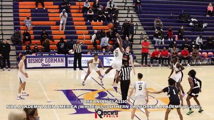 GAME HIGHLIGHTS- Derrick Michael Playing w_ NBA Academy Latin America vs Southern California Academy