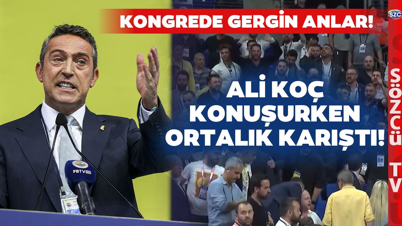 Ali Koç Konuşurken Ortalık Karıştı! Fenerbahçe Kongresinde Gergin Anlar
