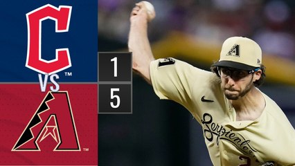 Resumen Guardianes de Cleveland vs Diamondbacks de Arizona | MLB 16-06-2023