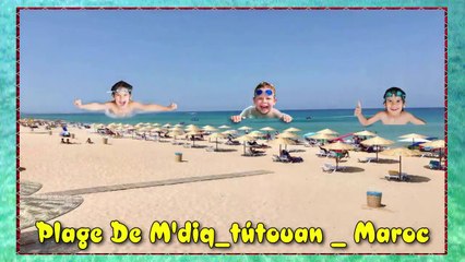 Plage De M'diq_tétouan _ Maroc ⛱️⛱️من أجمل شواطئ الشمال
