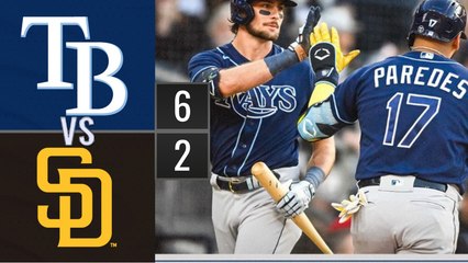 Resumen Rays de Tampa Bay vs Padres de San Diego | MLB 16-06-2023