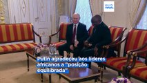 Delegação de líderes africanos reúne-se com Vladimir Putin