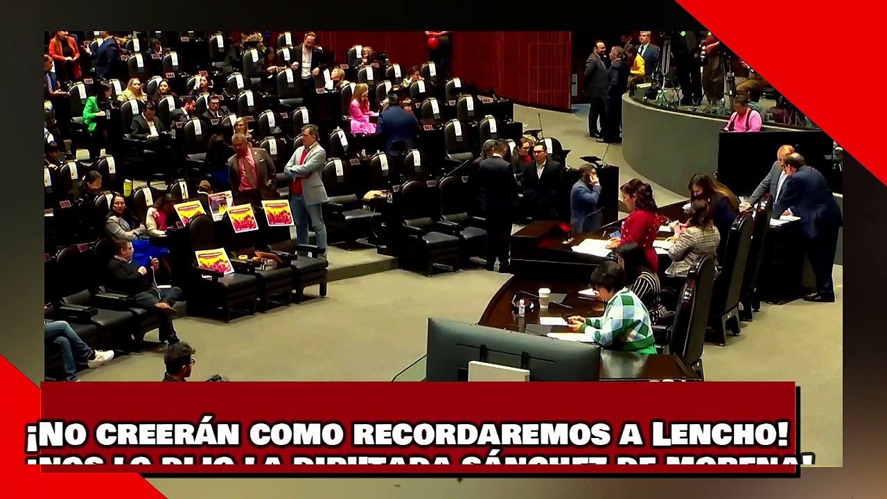 ¡VEAN! ¡No creerán como recordaremos a Lencho! ¡Nos lo dijo la diputada Graciela Sánchez de morena!