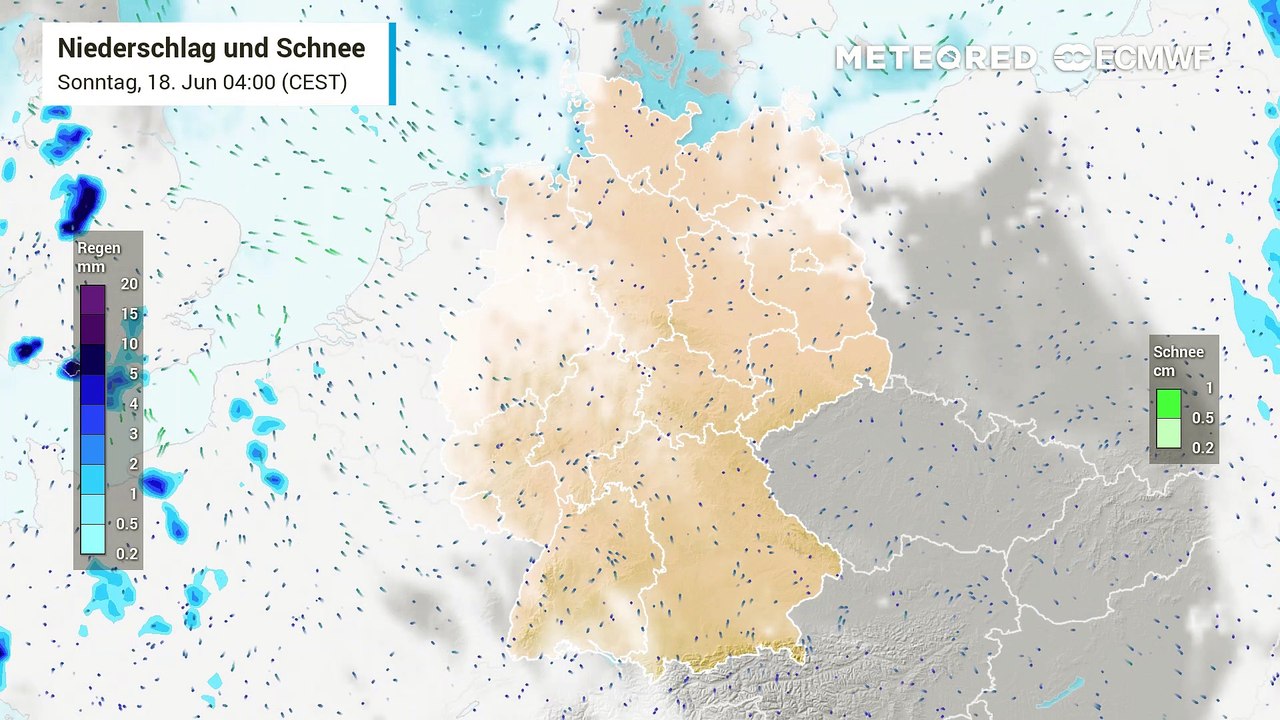Achrung Unwetter! Montag bis Donnerstag drohen in Deutschland schwere Gewitter und Unwetter!
