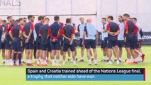 Spain and Croatia prepare for the Nations League finale