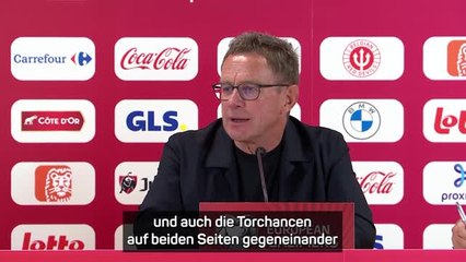 Rangnick nach Remis: "Hätten gerne drei Punkte"
