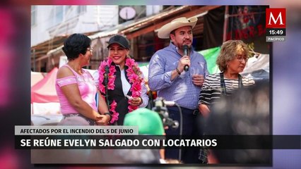 Trabajaremos juntos por la recuperación del Mercado Central de Acapulco: Evelyn Salgado