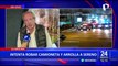 Persecución en La Molina: valeroso sereno resultó herido al intentar recuperar camioneta robada