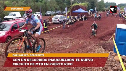 Con un recorrido inauguraron  el nuevo circuito de MTB en Puerto Rico