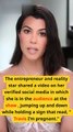 Kourtney Kardashian announces she’s pregnant at Blink-182 concert