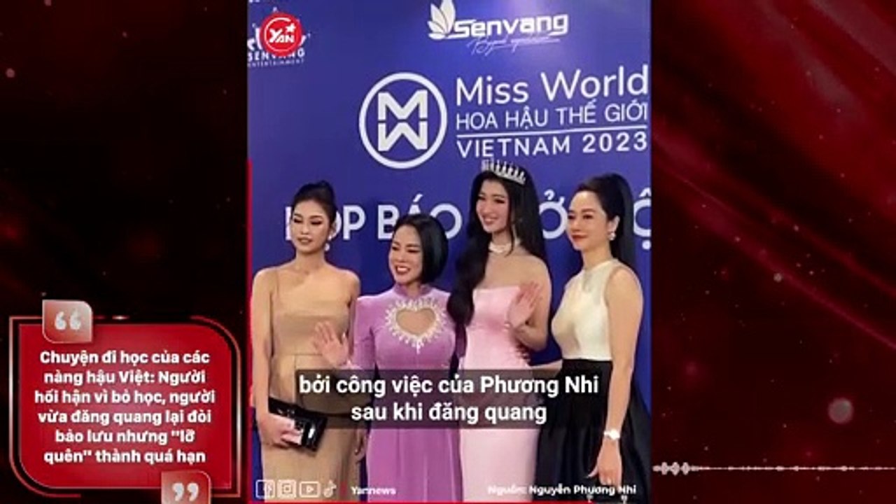 Chuyện đi học của các nàng hậu Việt: Người hối hận vì bỏ học, người vừa đăng quang lại đòi bảo lưu nhưng "lỡ quên" thành quá hạn