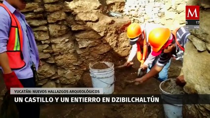 Descubren castillo en la ciudad maya de Dzibilchaltún