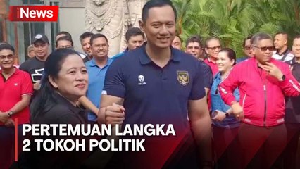 Ketua DPP PDIP Puan Maharani Bertemu Ketum Demokrat Agus Harimurti Yudhoyono