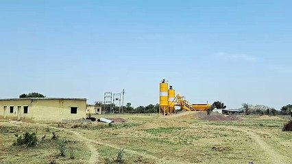 मेडिकल कॉलेज निर्माण स्थल पर पूर्व कंपनी द्वारा तैयार किया गया सेटअप