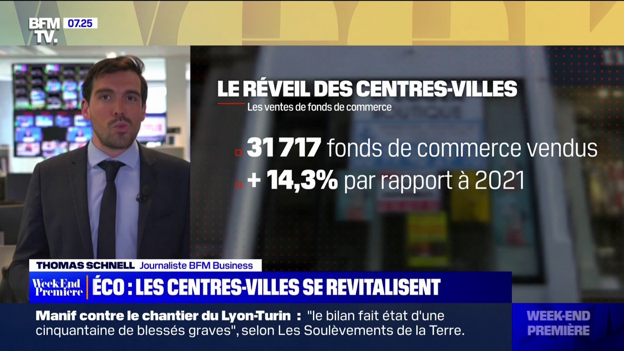 Les ventes de fonds de commerce des centres-villes augmentent de 14,3% par rapport à 2021