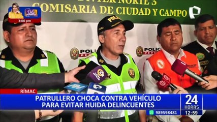Rímac: así fue la persecución al exrecluso que provocó múltiple choque para no ser detenido por la policía