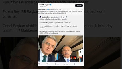 Murat Ongun'un Kılıçdaroğlu'yla ilgili beğendiği paylaşımlar, CHP'yi karıştırdı