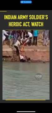 Viral Video: Indian army soldier saves a drowning teenager in Punjab | Oneindia News #shorts