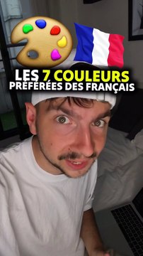 Les 7 couleurs préfèrées des français