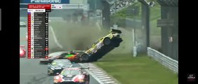 GT World Challenge Asia 2023 Fuji Race 2 Iida Hamaguchi Huge Crash Airborne