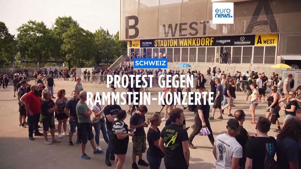 'Till Verschwindemann' - Vergeblicher Protest gegen Rammstein-Konzert in Bern