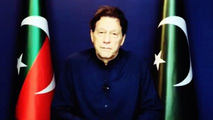 Imran Khan addressing today pak news