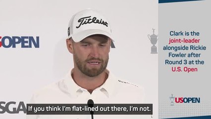 U.S. Open leader Clark: 'deep down I want to fist pump and talk trash'