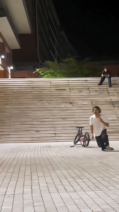 Cycle stunt action video