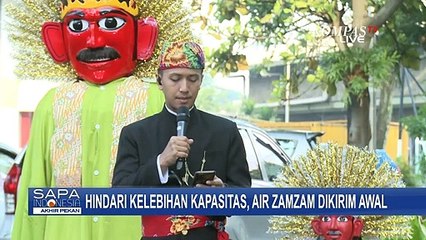 Hindari Kelebihan Kapasitas, 37 Ribu Liter Air Zamzam Dikirim Awal!