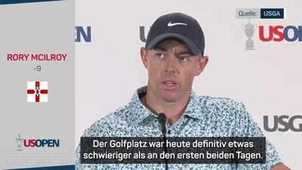Rory McIlroy fühlt sich vor Finalrunde der U.S. Open stressfrei und bereit 🏌️‍♂️