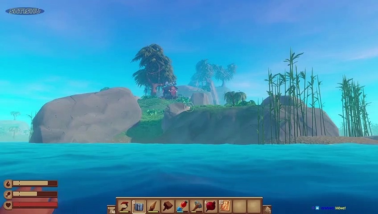 Eine Insel mit Ressourcen mitten im Meer. | Raft  |  Ep. 37