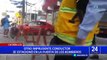 Chorrillos: reportan nuevo caso de vehículo estacionado frente a puerta de compañía de bomberos