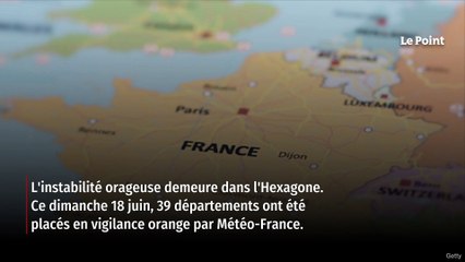 Météo : un temps orageux, 39 départements placés en vigilance orange