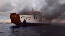 Kigyulladt egy utasokkal teli hajó Bohol szigeténél