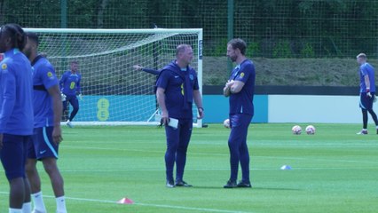 England training at Carrington ahead of North Macedonia Euro qualifier