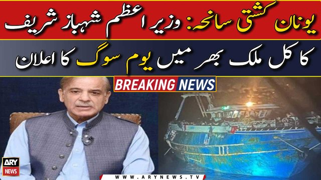Greece boat tragedy: PM Shehbaz announces mourning day, forms probe committee