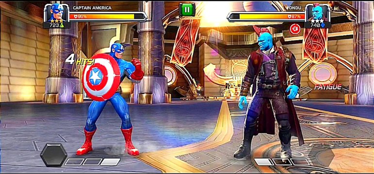 Captain america Vs yondu amazing fighting video //